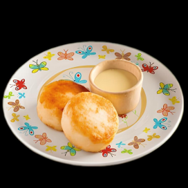 Мини-сырнички со сгущенным молоком