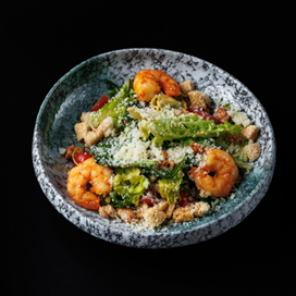 Салат "Цезарь" с креветкой Салат "Цезарь" с креветкой