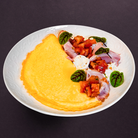 Омлет с рикоттой и страчетеллой Омлет с рикоттой и страчетеллой